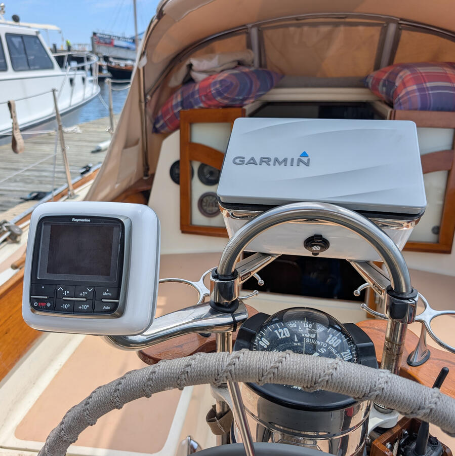 Raymarine Autopilot and Garmin MFD Raymarine Autopilot and Garmin MFD